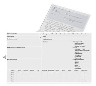 Karteimappe Maxima Kinderheilkunde dunkelblau